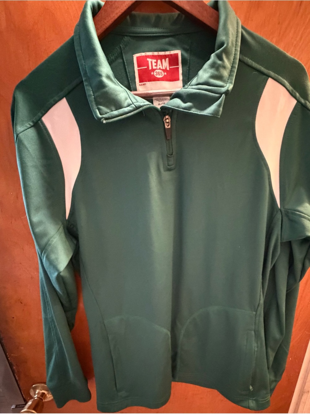 Team 365 Teal Quarter-Zip Pullover